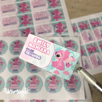 100 Stickers Escolares para Adherir a los utiles
