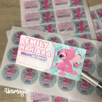100 Stickers Escolares para Adherir a los utiles