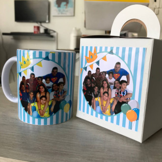 Mug Blanco 11 onz Personalizado con caja -