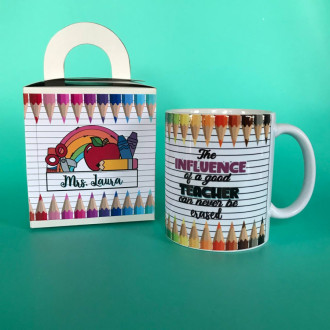 Mug Blanco 11 onz Personalizado con caja -