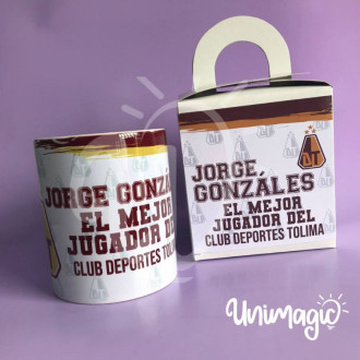 Mug Blanco 11 onz Personalizado con caja -