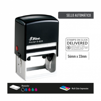 Sello Shiny S-828  Autoentintable 56x33mm